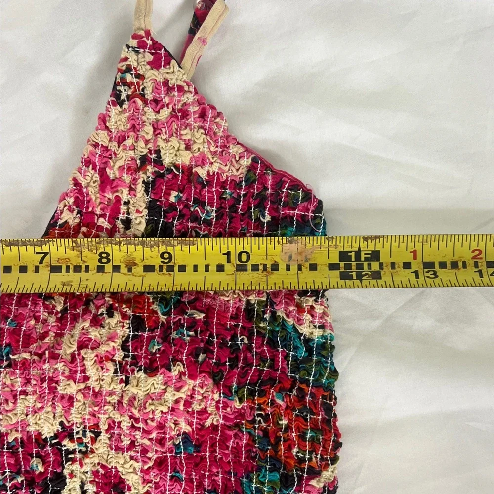 Floral Antica Sartoria Maxi Dress - Pink and Green AOS - Picture 6 of 9